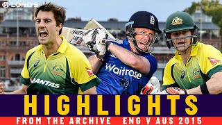 Smith Skill Marsh Power Morgan Defiance amp Cummins Pace  Classic ODI  England v Australia 2015 [upl. by Ardnola505]