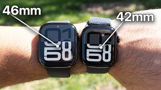 Apple Watch Series 10 42mm vs 46mm  BEST SIZE [upl. by Jeffy]