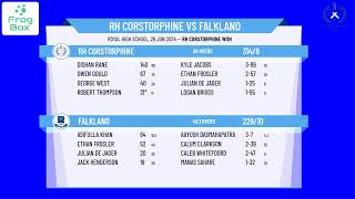 RH Corstorphine v Falkland [upl. by Friday680]