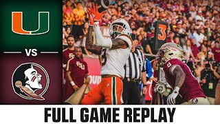 Miami vs Florida State Full Game Replay  2023 ACC Football [upl. by Rebme]