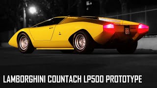 Lamborghini Countach LP500 Prototype 1971 [upl. by Nylrad]