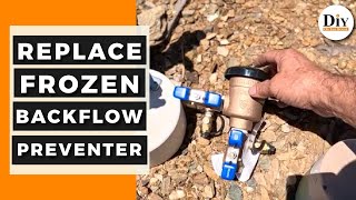 Easy Back Flow Preventer Replacement  Zurn Wilkins Backflow [upl. by Leik]