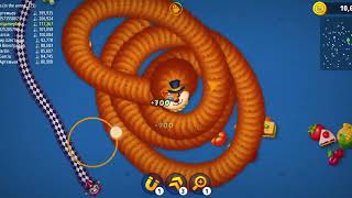 worms zone  100000 score  Halloween 🎃 game play  neweventgameplay  worms zoneio [upl. by Bamford257]