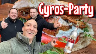 Gyros Party mit dem BBQ Bear  Westmünsterland BBQ [upl. by Ecidnacal929]