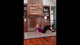 Full Body Strength Cardio Pilates Stretching Exercises  Christian Women Workout Home Fitness Class [upl. by Daphene]