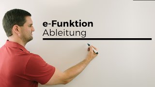 eFunktion Ableitung Ableiten Grundlagen Exponentialfunktion  Mathe by Daniel Jung [upl. by Kettie]