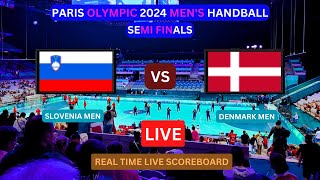 Slovenia Vs Denmark LIVE Score UPDATE Today Semi Finals Match 2024 Paris Olympic Men’s Handball LIVE [upl. by Osric]