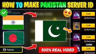 How To Make Pakistan Server ID In Free Fire  Pakistan Server Ki ID Kaise Banaye  Pakistan Server [upl. by Neelra]