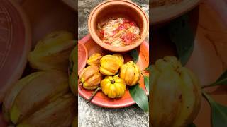 Lets make a garcinia 🍋🍂 pickle like this  ගොරකා අච්චාරුවක් මේ විදිහට කාල බලමු shortvideo [upl. by Erasaec]