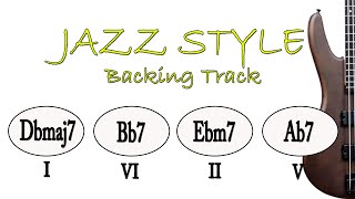 JAZZ 1625 Db MAJOR Backing Track 140bpm [upl. by Ecilef]