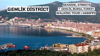 Gemlik District I Bursa Turkey I Walking Tour I 4K60FPS gemlik bursa walkingtour [upl. by Agathe]