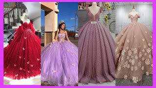 vestidos de 15 años 2023 estilo princesa [upl. by Arracot]