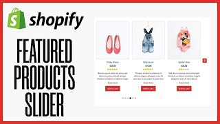 How To Make A Featured Product Slider On Shopify  Simple In 2024 [upl. by Shantha8]