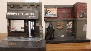 Gotham City Batman Action figure Diorama 112 scale tutorial [upl. by Charline474]