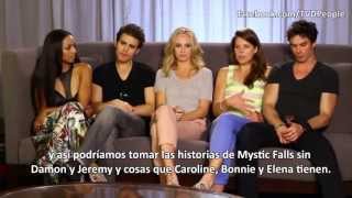 The Vampire Diaries Season 5  Comic Con 2013 subtitulada en español [upl. by Aneleiram55]