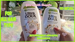 Organic shampoo with Almond Milk  Garnier Ultra doux shampoo  GlowupwithShagufta [upl. by Eohce435]