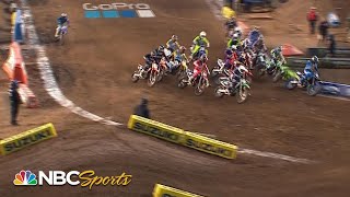 2023 Supercross EXTENDED HIGHLIGHTS Round 17 in Salt Lake City  51323  Motorsports on NBC [upl. by Christabella825]