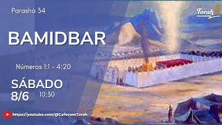 LEVADOS AO DESERTO  Parashah Bamidbar  Café com Torah 149 [upl. by Knorring]