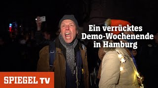 Spaziergänge Demos Aktionen Die CoronaProteste in Hamburg  SPIEGEL TV [upl. by Bolan]