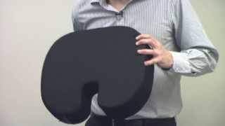 How to Correctly Use the Original McKenzie Coccyx Cushion  Relieve Tailbone Pain [upl. by Schertz]