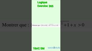 Exercice 305 Logique 1BACSM Maths [upl. by Cullin]