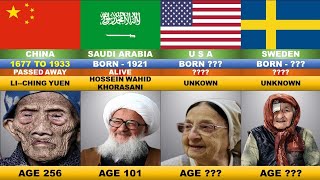 Oldest people in the world  world most lifespan people  comparison [upl. by Slemmer650]