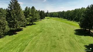 Golf de Lannemezan drone aerial video Lannemezan Hole02 [upl. by Sirahc]