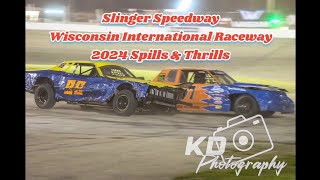 Slinger Speedway amp WIR Figure 8 2024 Spills amp Thrills [upl. by Adriano139]