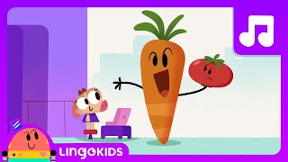 FRUITS and VEGETABLES Song for Kids 🍌🍅🥬 Song for Kids  Lingokids [upl. by Yelik]