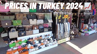 📈 FAKE MARKET PRICES IN TURKEY 2024 🇹🇷 ALANYA MARKET 2024 FULL TOUR [upl. by Eelinej]