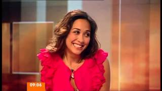 Myleene Klass Legs Peep Toe Heels 01 Oct 08 tvStars [upl. by Earehc]