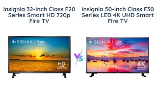 Insignia 32inch F20 vs 50inch F30 Fire TVs 📺 Which is Better [upl. by Ellednahs]