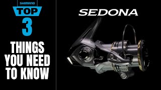 Shimano Sedona FJ  Top 3 New Features [upl. by Eustache]