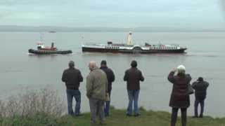 PS Medway Queen  Avonmouth  Portishead  151113 [upl. by Berne]