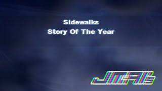 Sidewalks  Karaoke Version  Story Of The Year [upl. by Aekan]