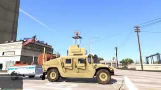 GTA V  Humvee M1116 UpArmored [upl. by Rheinlander]