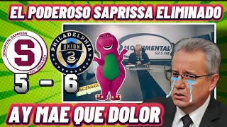 SAPRISSA 5  6 PHILADELPHIA EL PODEROSO SAPRISSA ELIMINADO EL RANCIO DOLIDO🥹QUE DOLOR MAE [upl. by Anaugahs913]