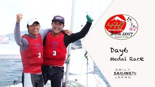 YAMAHA 470 Junior World series470 class Japan Championships 2017 Day6 Medal Race [upl. by Hendry]