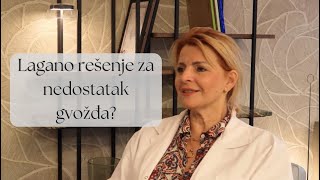 Lagano rešenje za nedostatak gvožđa Dr Biljana Živaljević [upl. by Tnahsarp]