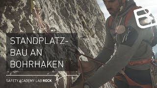 Anleitung Standplatzbau Reihenschaltung mit 2 Bohrhaken  Tutorial 1643  LAB ROCK [upl. by Broddy984]