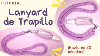 Cómo hacer LANYARD de TRAPILLO  HAZ Y VENDE  Para PRINCIPIANTES [upl. by Mattie]