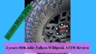 Falken Wildpeak AT3W 5 year  60000 mile review [upl. by Achorn208]