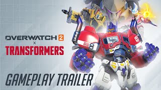 Overwatch 2 x TRANSFORMERS  Gameplay Trailer [upl. by Nyllek]