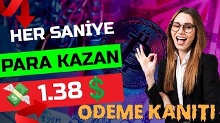 💲Her saniye Para kazan 138 ödeme aldık  Para kazandıran kripto USDT projesi💸 [upl. by Nahtanohj]