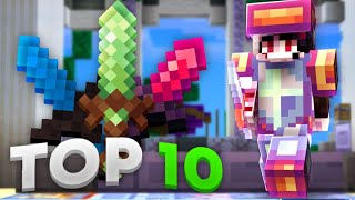 Top 10 Best MCPE PVP Texture Packs Minecraft Bedrock 121 [upl. by Akemor258]