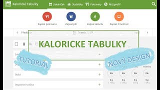 ZELENÁ FAZOLKA  Kalorické tabulky  Tutoriál [upl. by Tselec958]