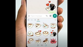 How To Use Stickers  WhatsApp [upl. by Obeng]