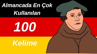 Almancada En Çok Kullanılan Kelimeler  100 Kelime  A1 Almanca Tek Videoda [upl. by Schiff]