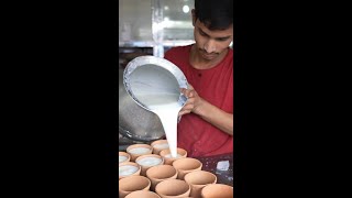 Sweet Lassi Making ytshorts lassi india [upl. by Lonnie]