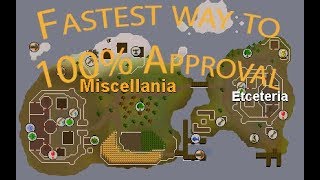 How to gain fastest Approval on Miscellania  OSRS [upl. by Thackeray113]